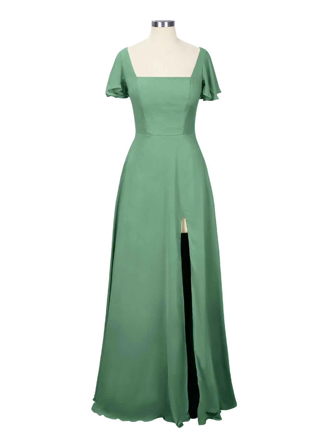 Flutter Sleeves Bridesmaid Dress 