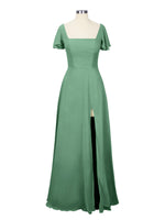 Flutter Sleeves Bridesmaid Dress 