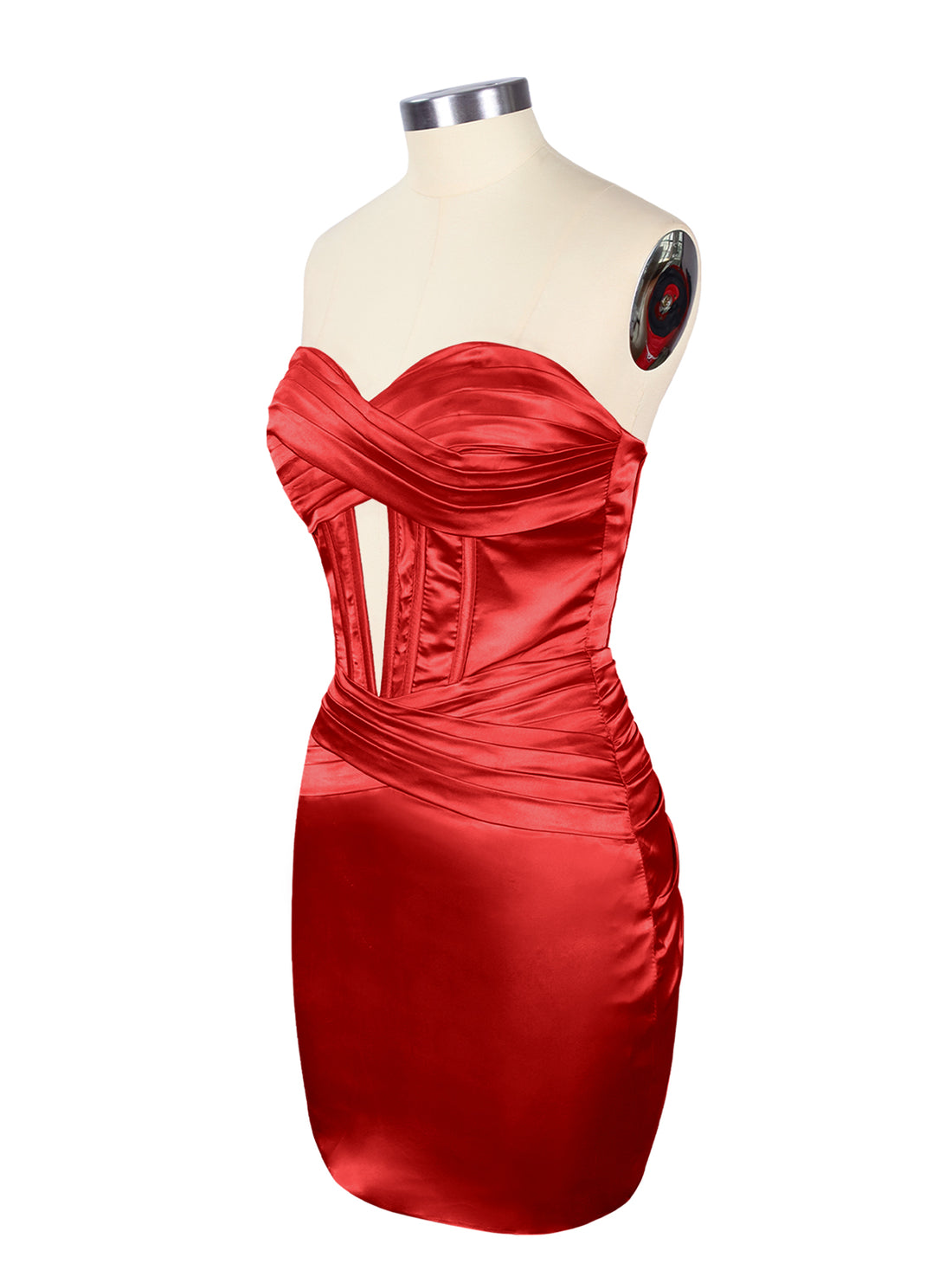 Sweetheart Corset Cutout Mini Dress 