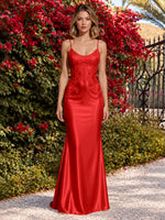 Mermaid Prom Dress with Sequin Appliques 