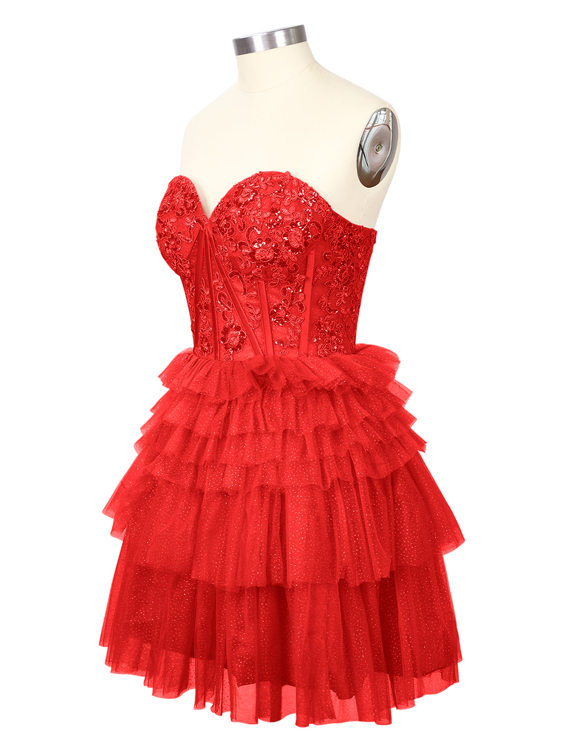 Sparkle Sweetheart Mini Gown Dress 