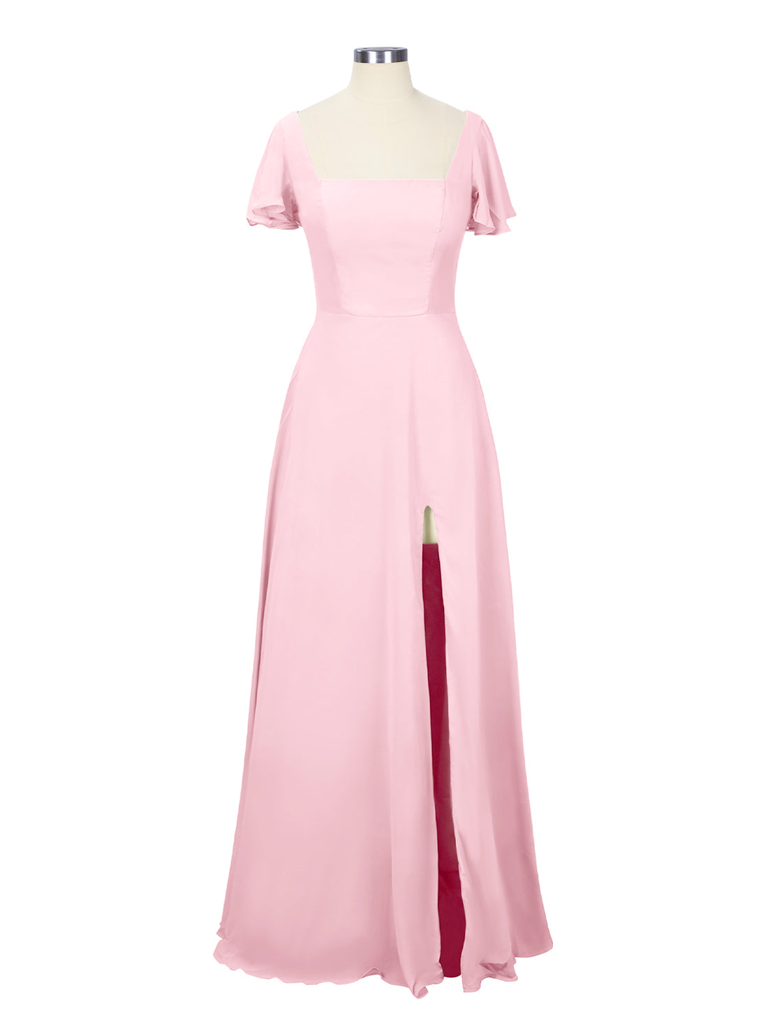 Flutter Sleeves Bridesmaid Dress 