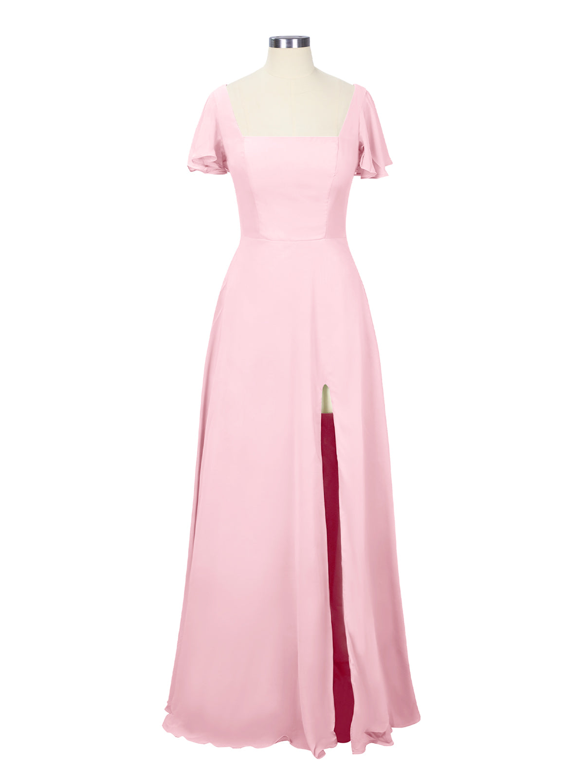 Flutter Sleeves Bridesmaid Dress 