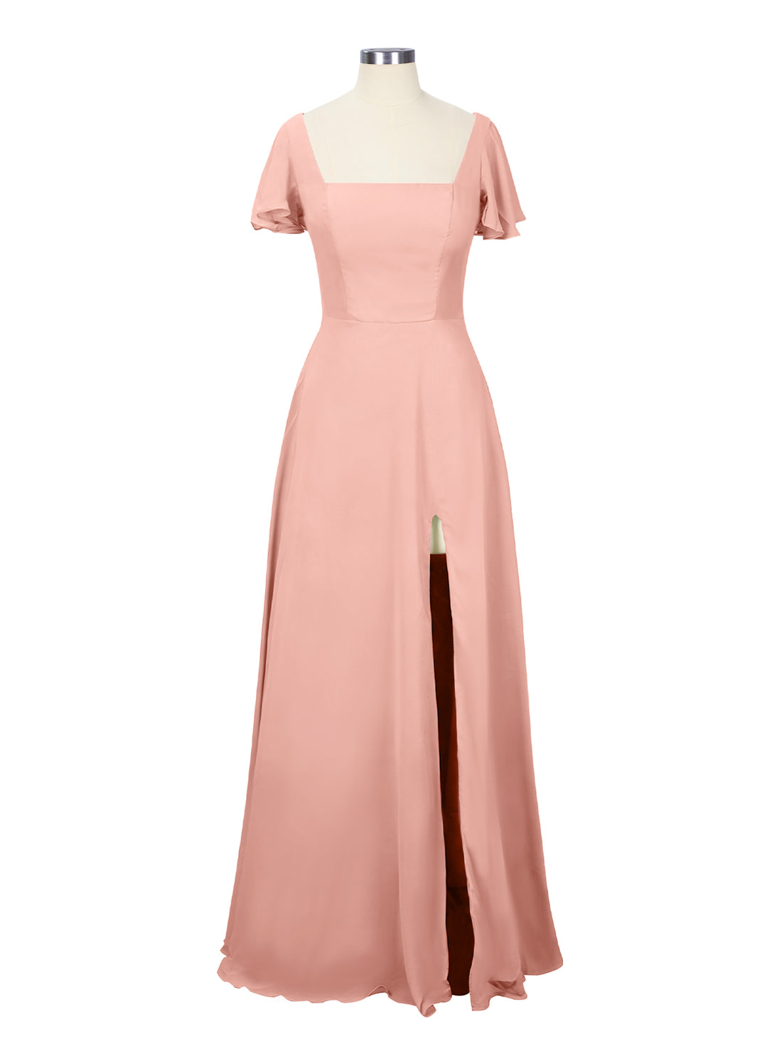 Flutter Sleeves Bridesmaid Dress 