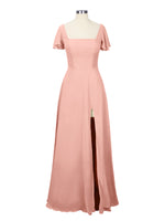 Flutter Sleeves Bridesmaid Dress 