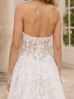A-Line Wedding Dress with Corset Bodice