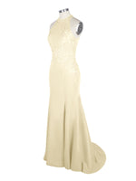Halter Neckline Trumpet Dress 