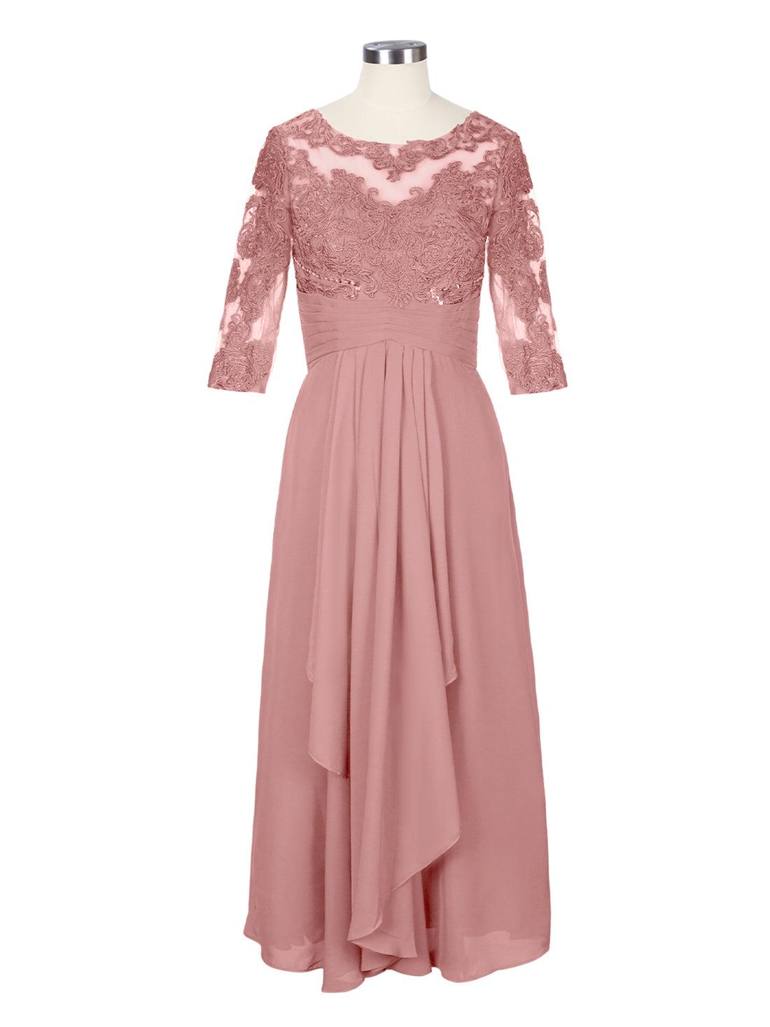 Three Quarter Sleeve Mother Dress 