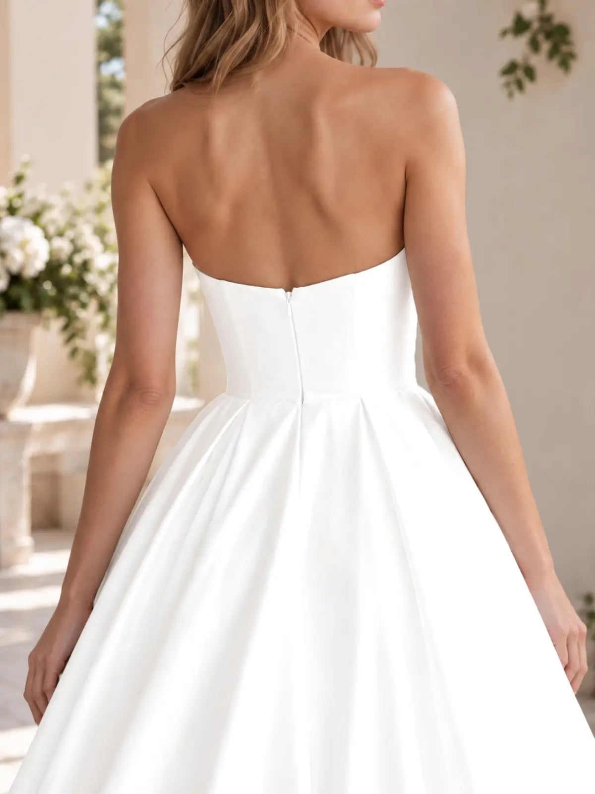 A-Line Wedding Dress with Ruched Bodice Detail