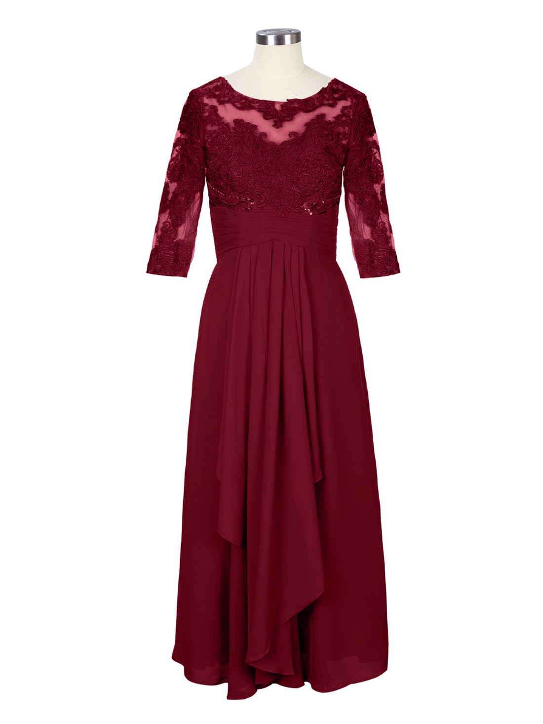 Three Quarter Sleeve Mother Dress 