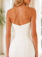 Sweetheart Wedding Dress with Center-Knot Ruched Bodice