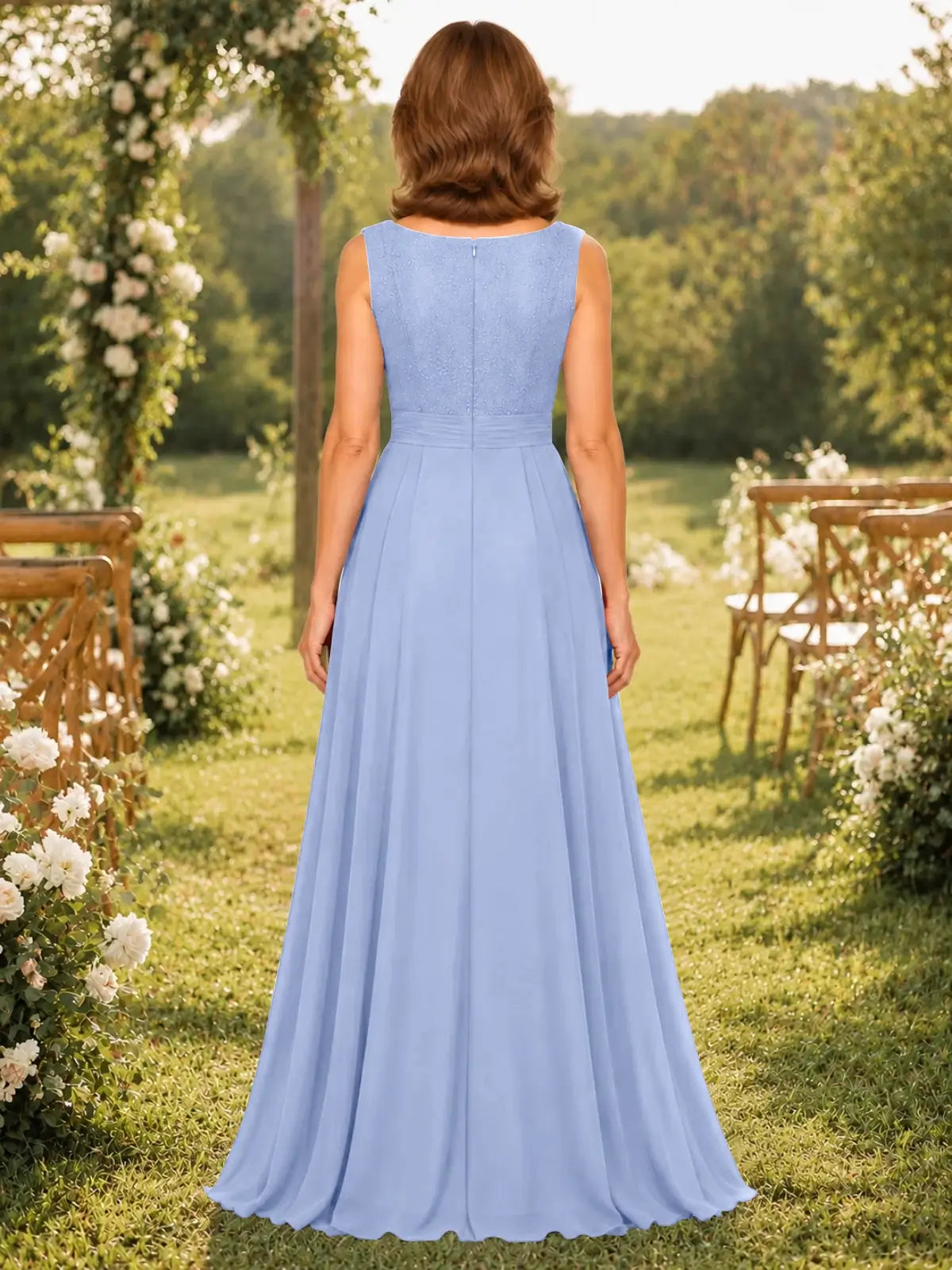 A-line Mother of the Bride Dress