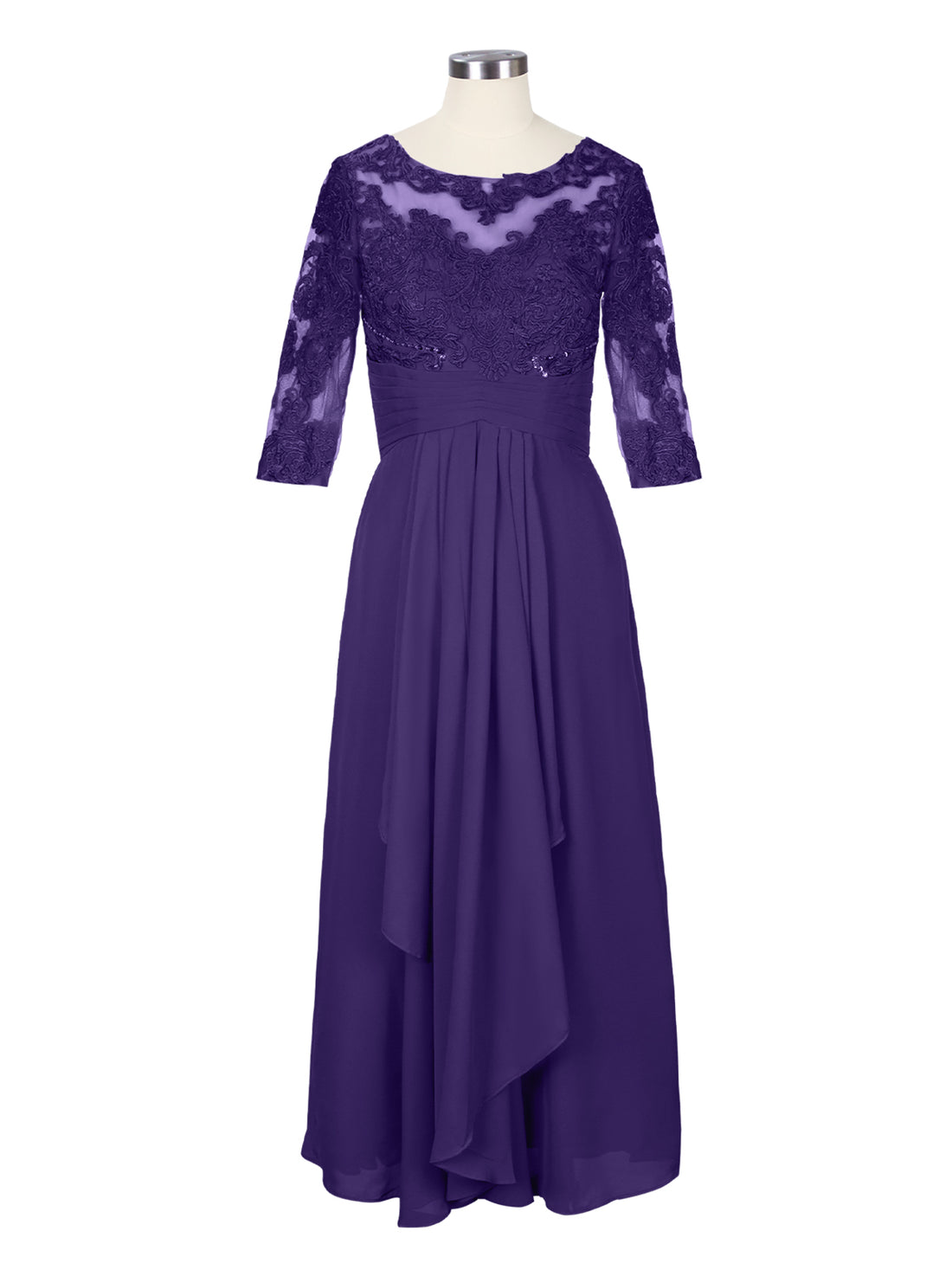 Three Quarter Sleeve Mother Dress 