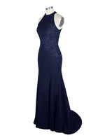 Halter Neckline Trumpet Dress 
