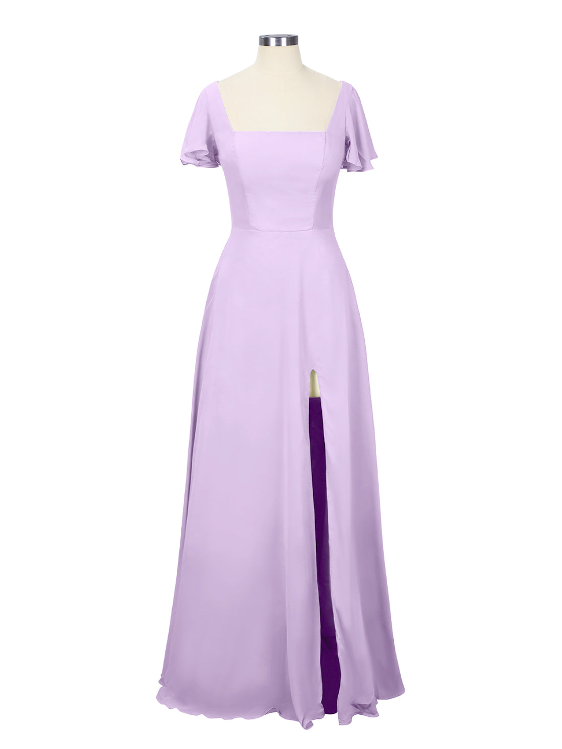 Flutter Sleeves Bridesmaid Dress 