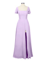 Flutter Sleeves Bridesmaid Dress 