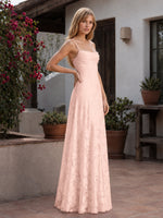 Jacquard Prom Dress with Lace-Up Open Back