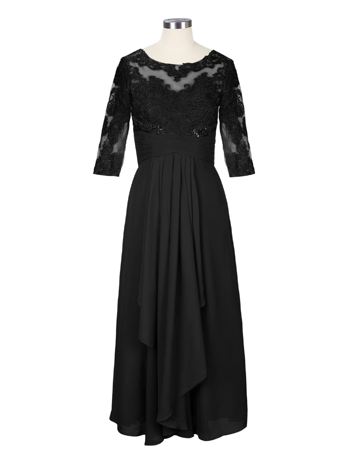 Three Quarter Sleeve Mother Dress 
