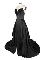 Strapless Sequin Prom Dress 