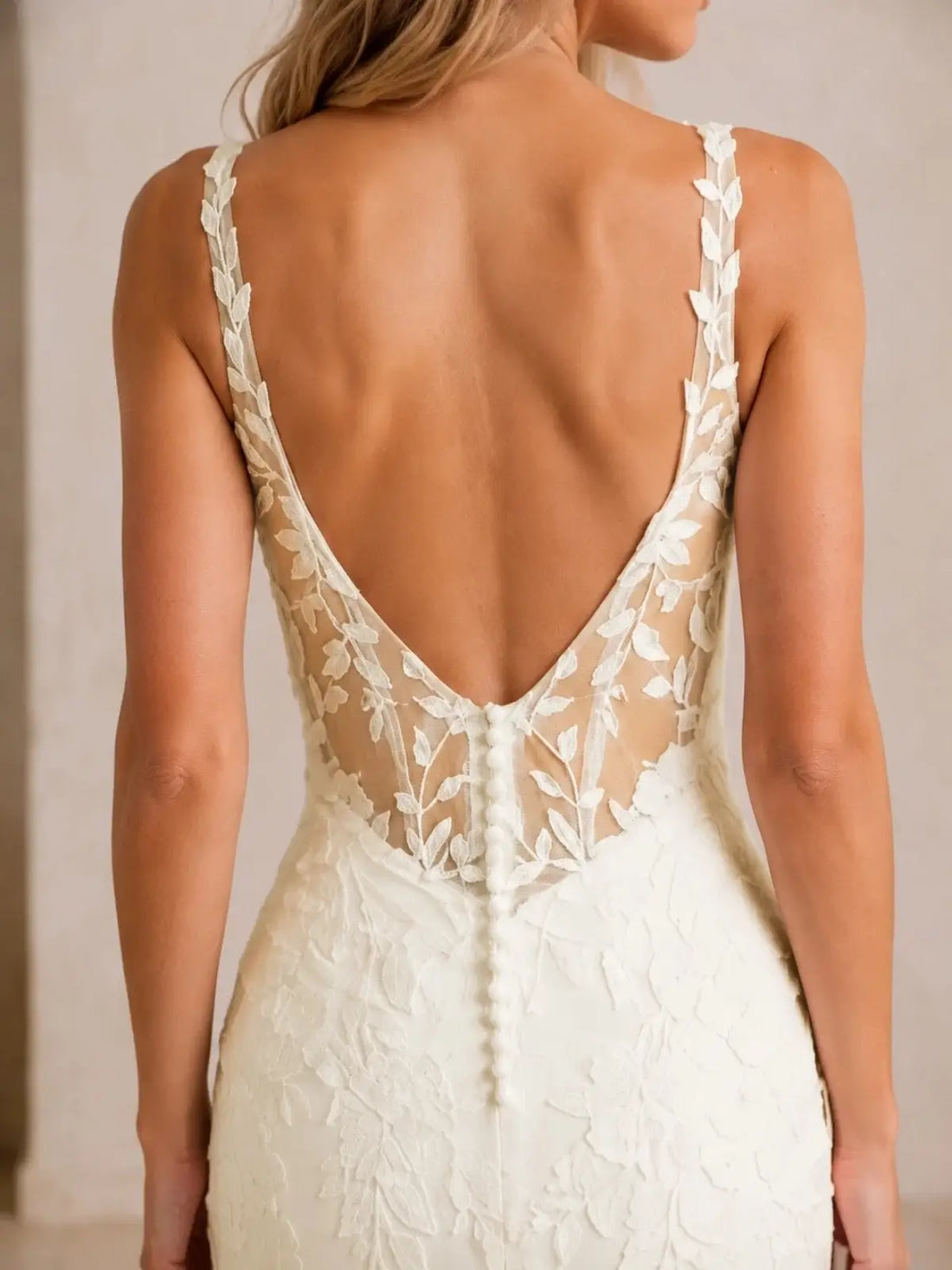 Trumpet Wedding Dress with Corset Back Bodice