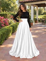 Sequin Jewel Neckline Prom Dress 