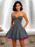 A-line Homecoming Dress with Hidden Pockets 