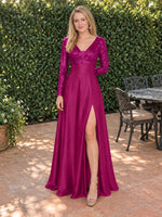 Long Sleeveless Sequin Prom Dress 