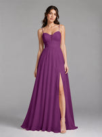 A-Line Bridesmaid Dress with Spaghetti Straps