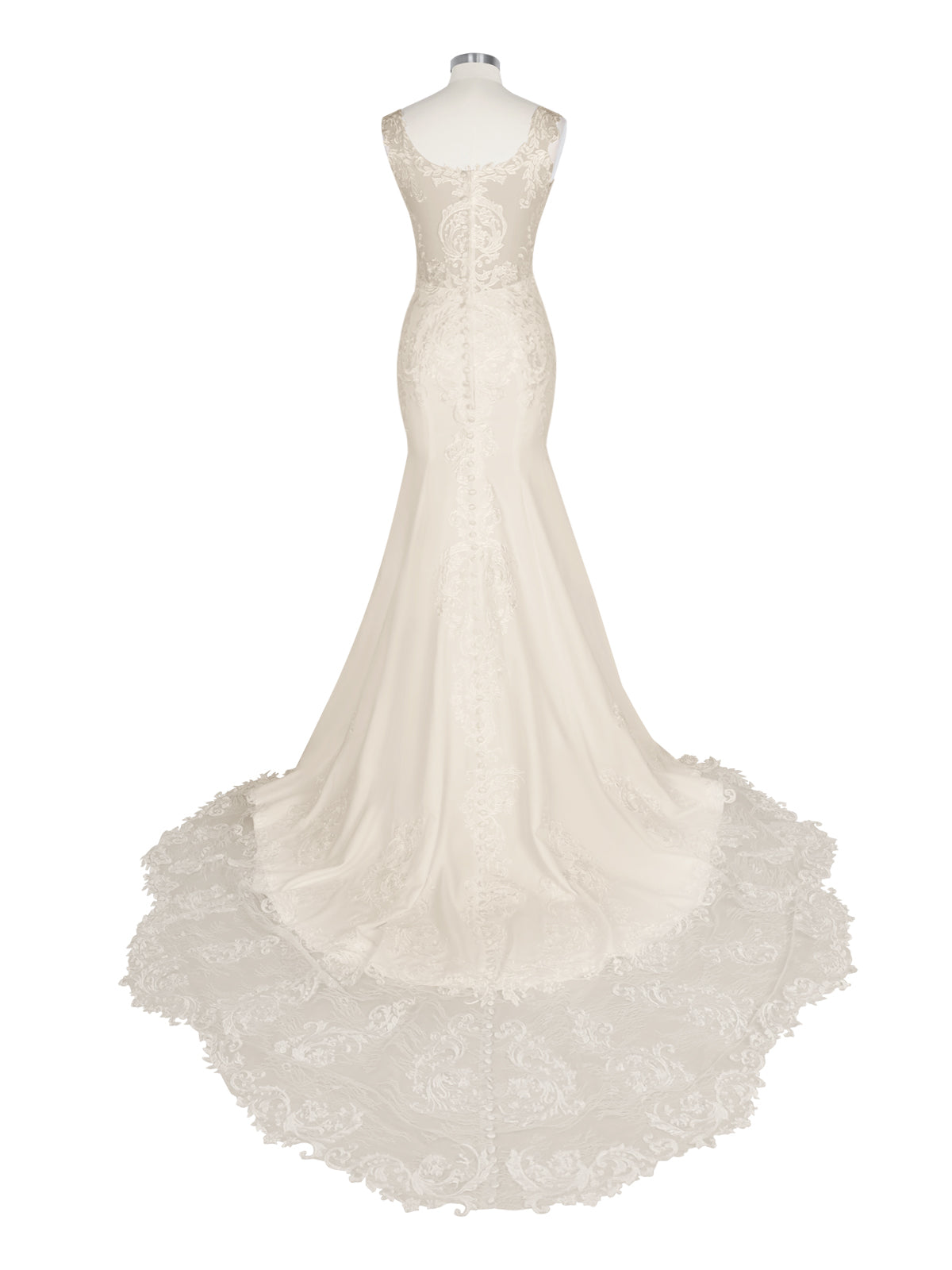 Mermaid Lace Wedding Dress 
