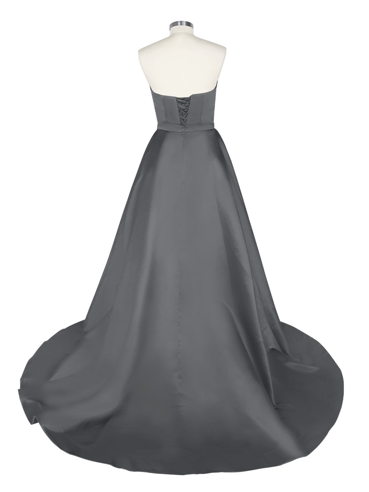 Strapless Sequin Prom Dress 