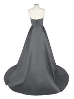 Strapless Sequin Prom Dress 