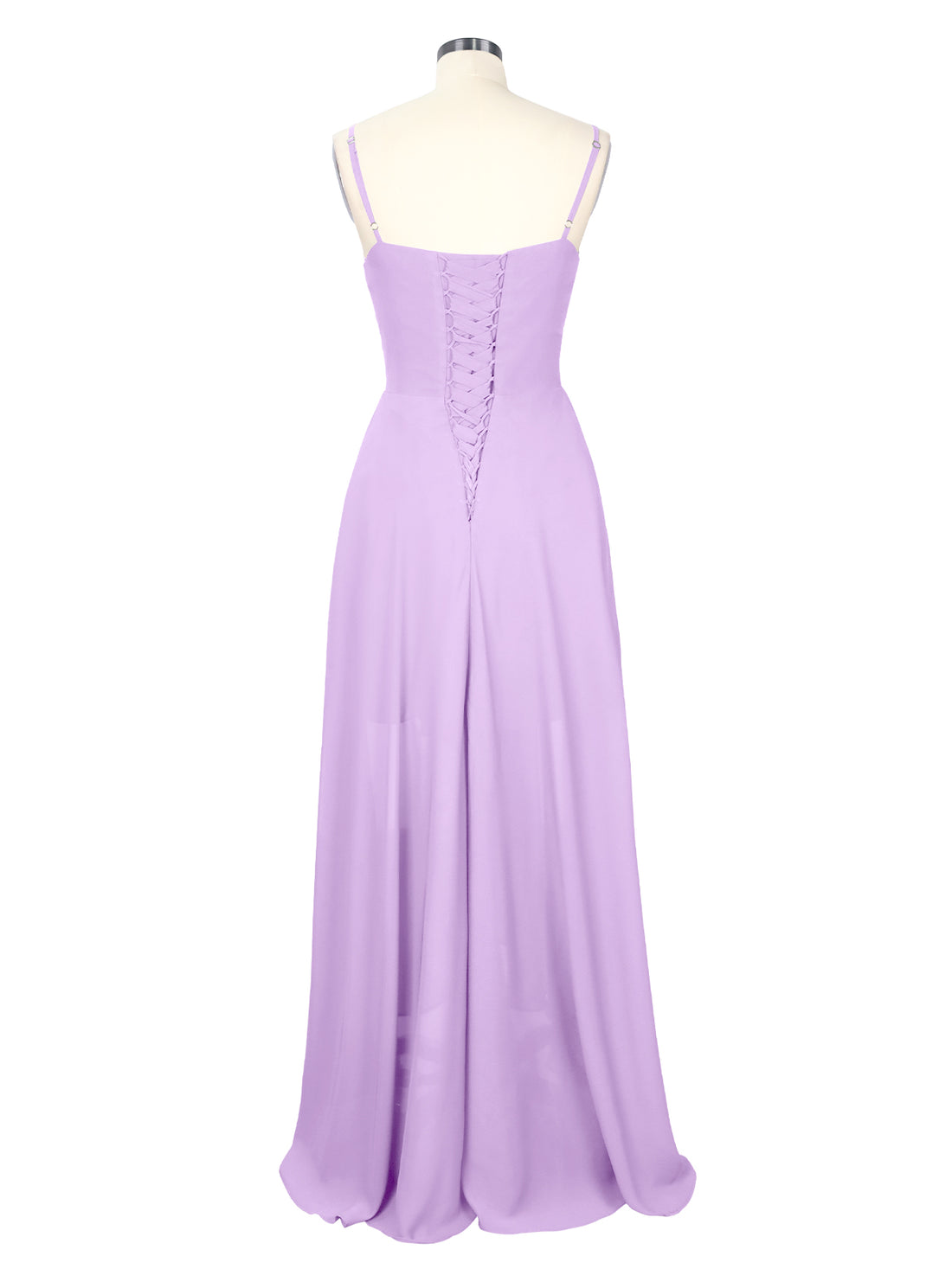 Spaghetti Asymmetrical Bridesmaid Dress 