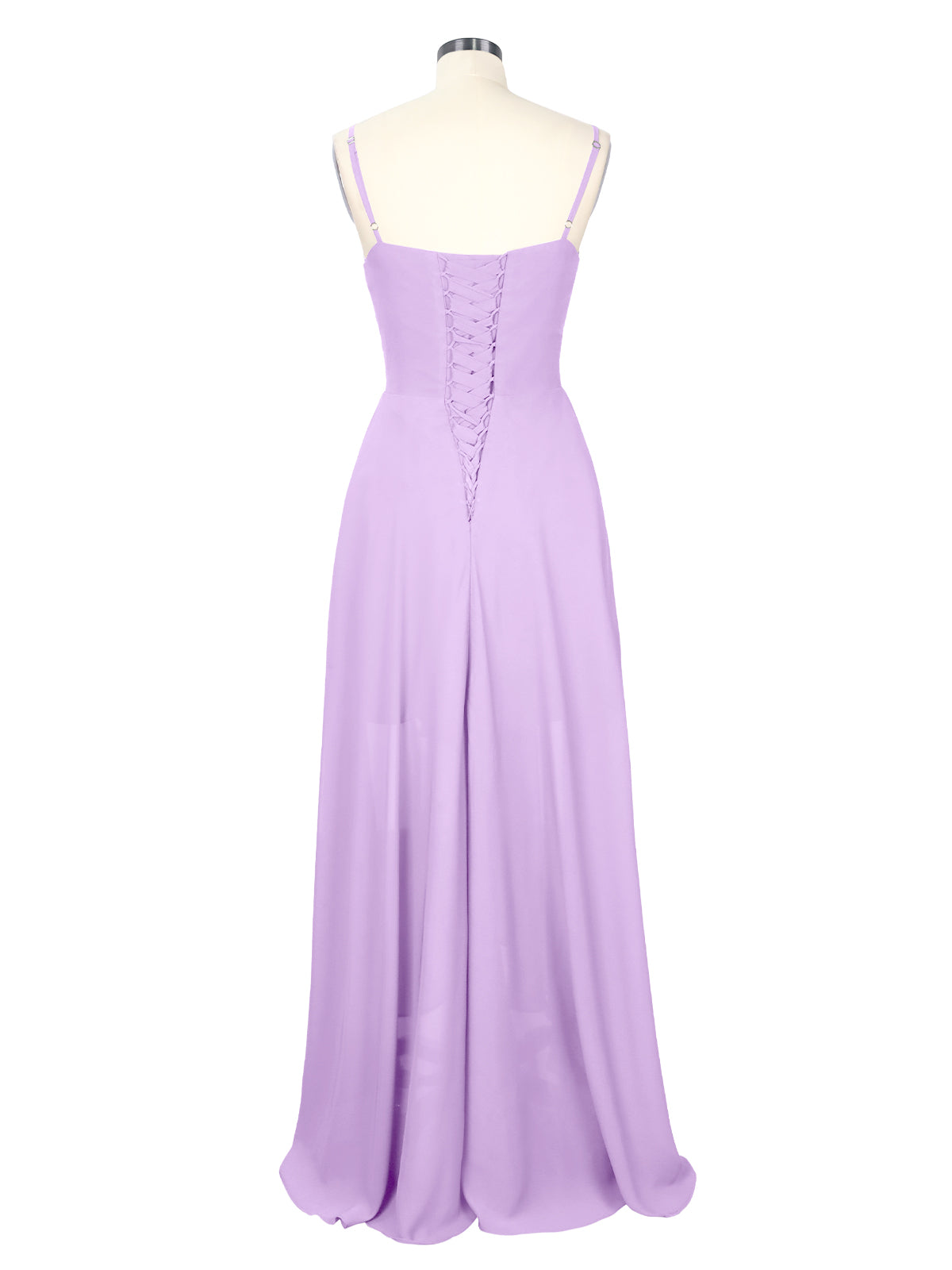 Spaghetti Asymmetrical Bridesmaid Dress 