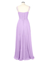 Spaghetti Asymmetrical Bridesmaid Dress 