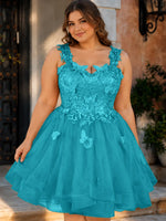 Tulle Sweetheart A-line Dress-Plus Size 
