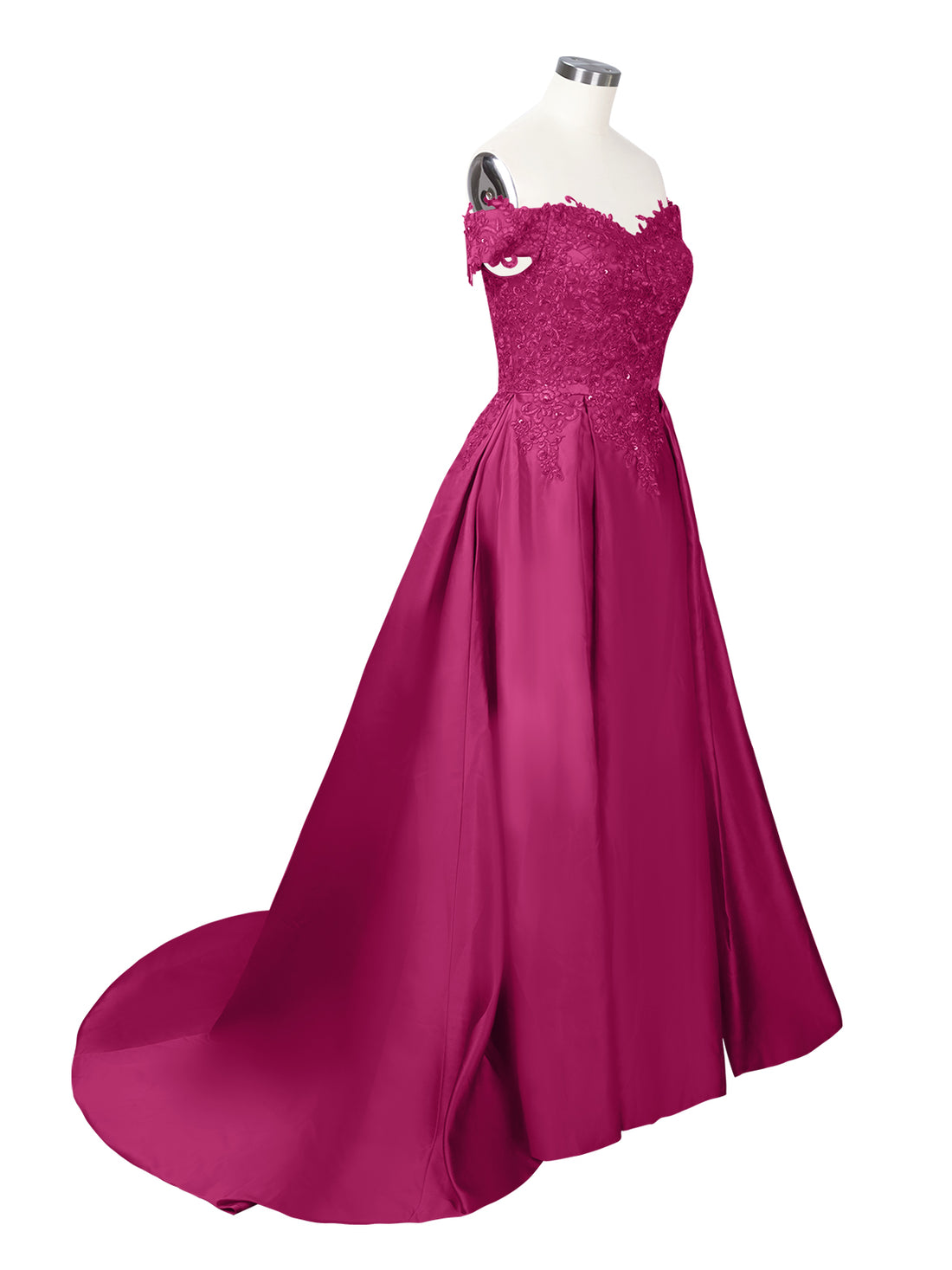 Applique Bodice Prom Dress 