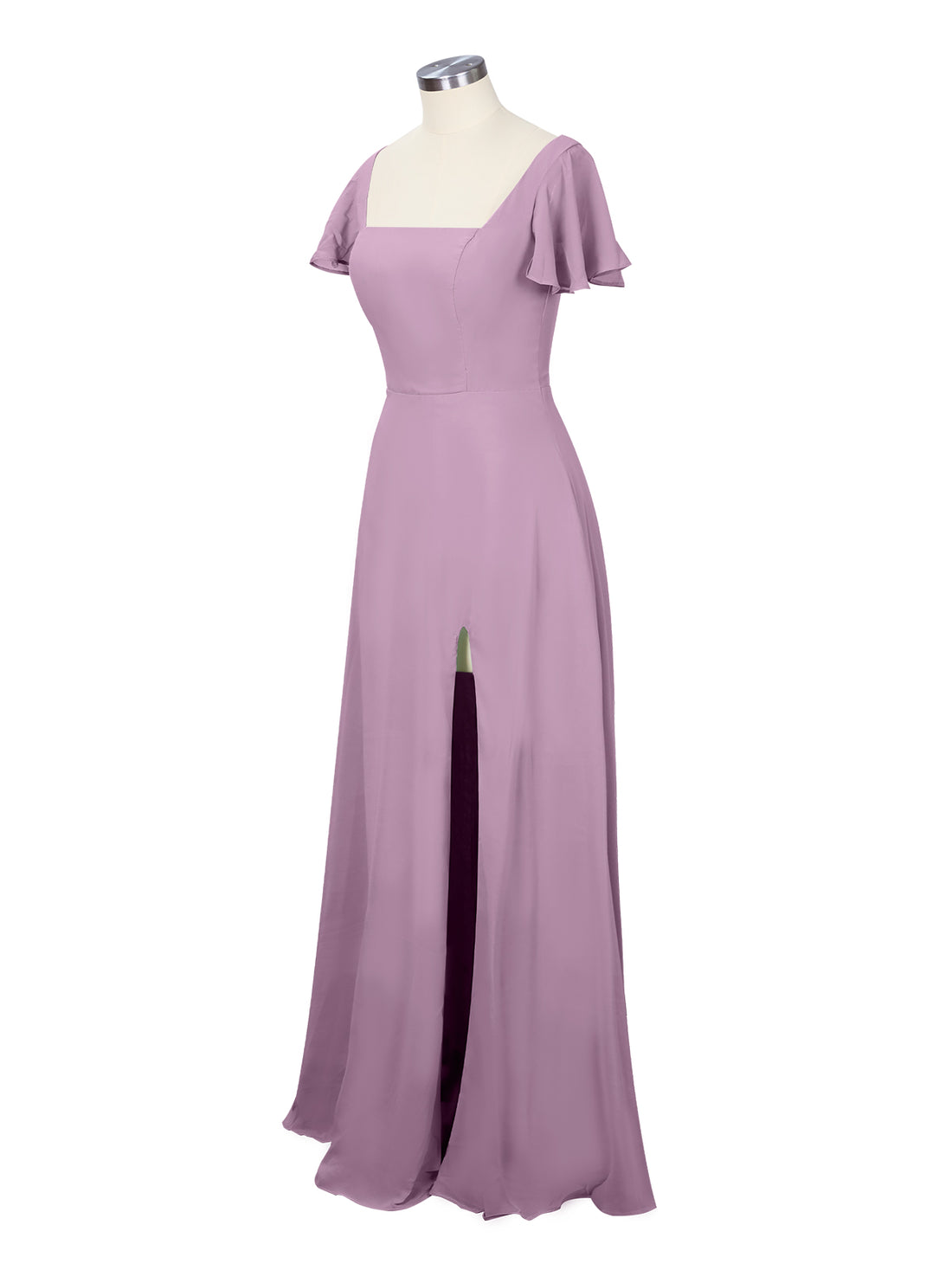Flutter Sleeves Bridesmaid Dress 