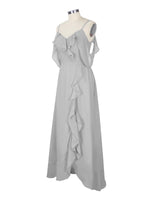 Flowy Spaghetti Bridesmaid Dress 
