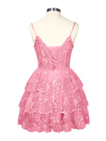Sequin Appliques Mini Dress 