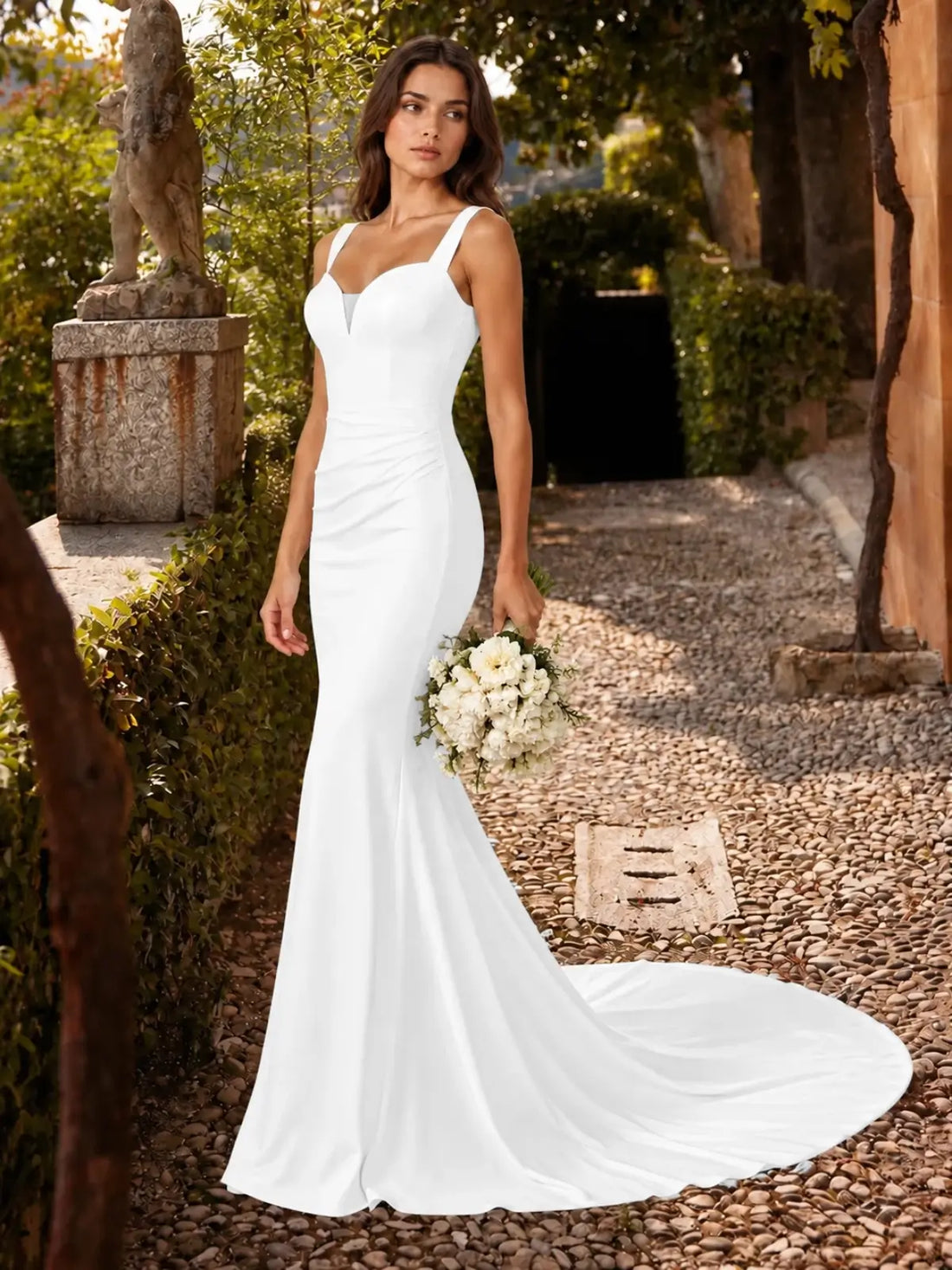 Mermiad Wedding Dress with Sweetheart Neckline