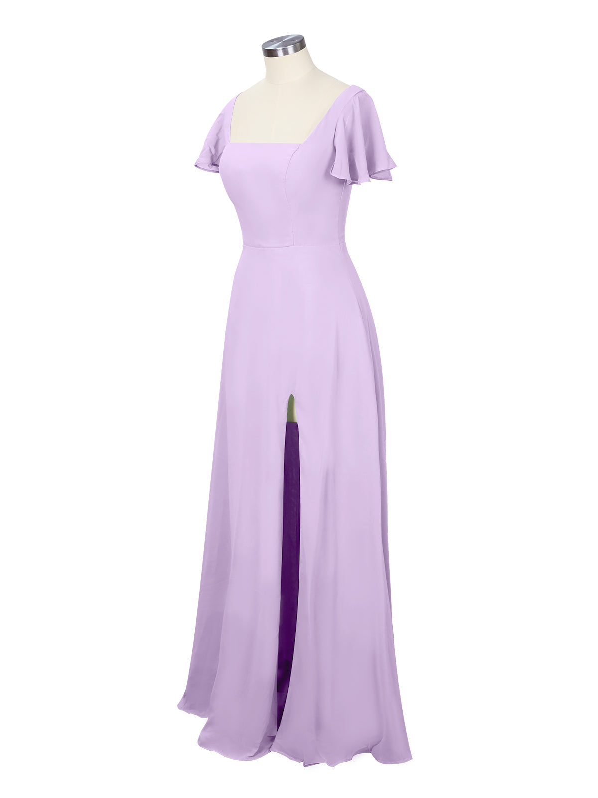Flutter Sleeves Bridesmaid Dress 