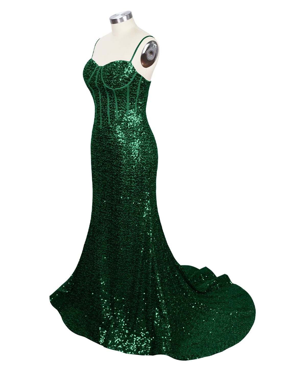 Spaghetti Sheath Prom Dress 