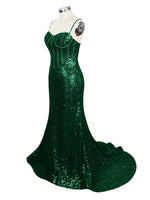Spaghetti Sheath Prom Dress 