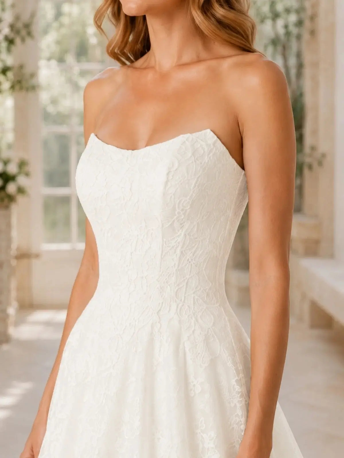 Romantic A-Line Wedding Dress