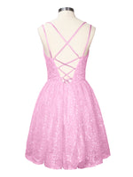 Sparkly Sequined A-line Mini Dress 
