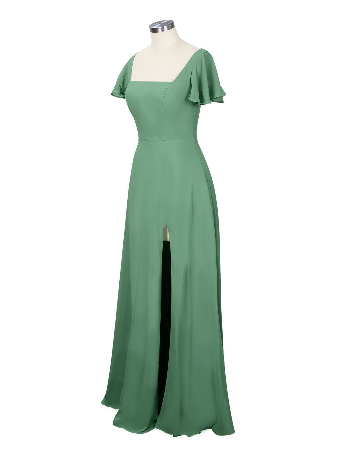 Flutter Sleeves Bridesmaid Dress 