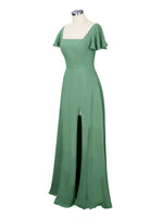 Flutter Sleeves Bridesmaid Dress 