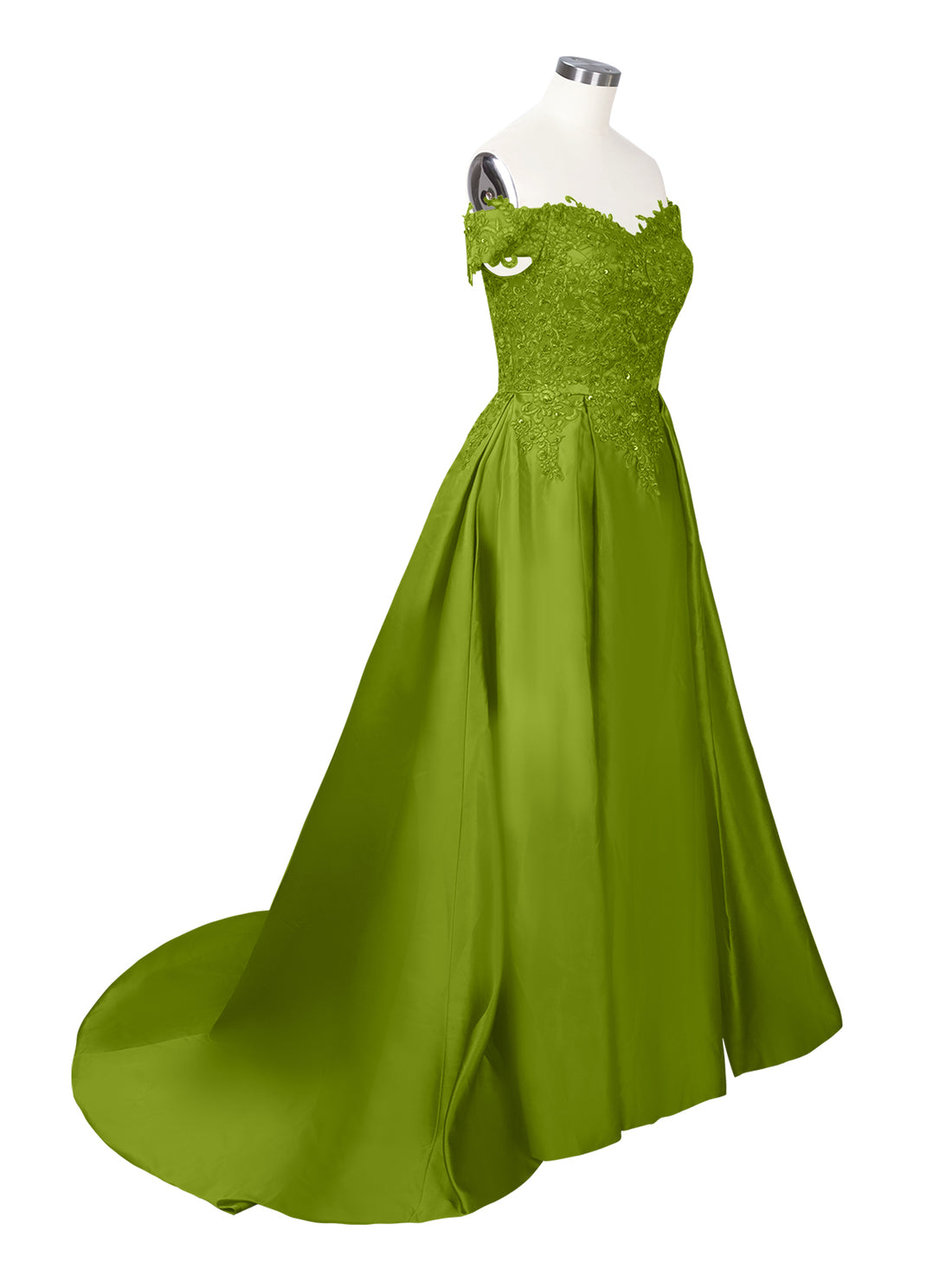Applique Bodice Prom Dress 