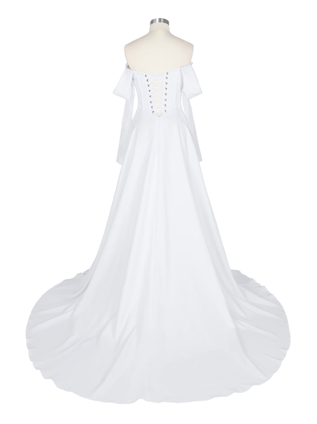 Lace Long Sleeves Wedding Dress 
