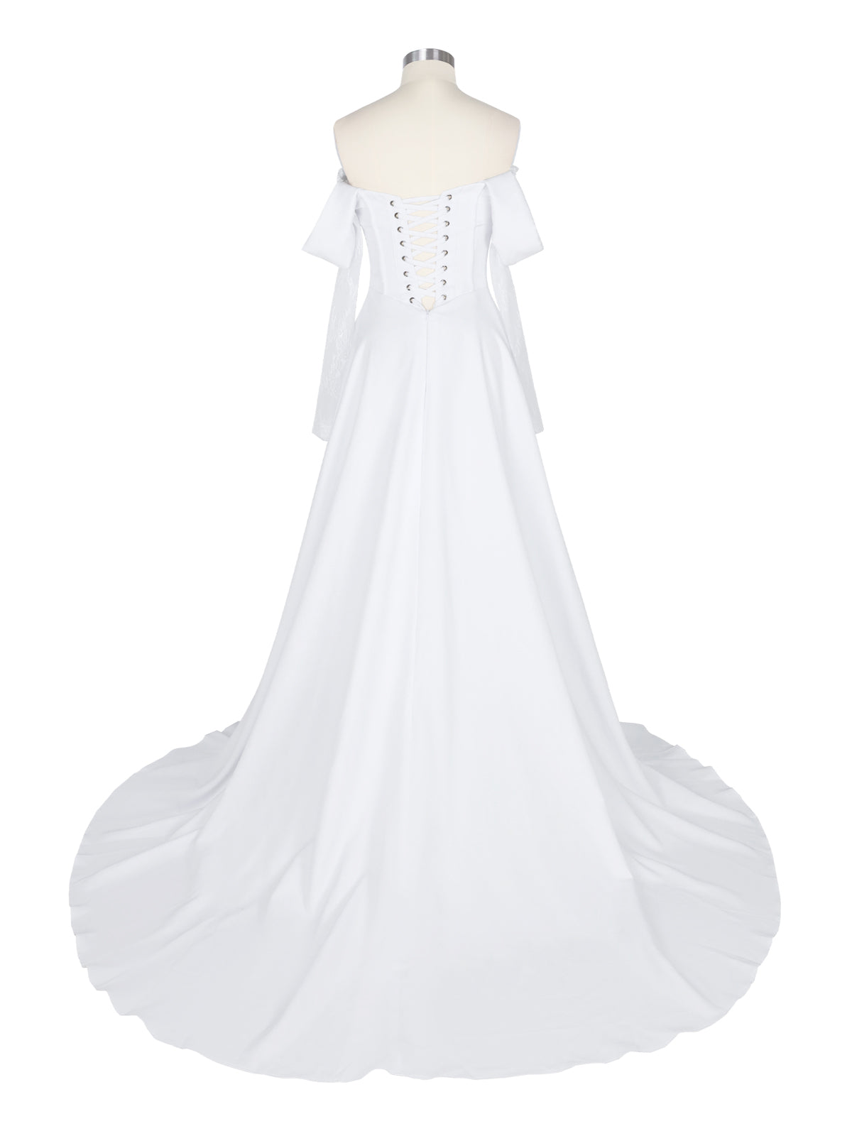 Lace Long Sleeves Wedding Dress 